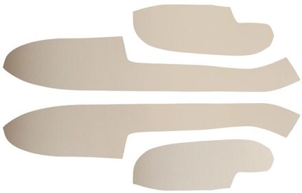 Voor Ford Focus 2005 2006 2007 4 Stuks Auto Interieur Deurklink Armsteun/Deuren Panel Microfiber Leather Cover decor 4xdoor armrest Beige