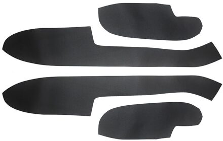 Voor Ford Focus 2005 2006 2007 4 Stuks Auto Interieur Deurklink Armsteun/Deuren Panel Microfiber Leather Cover decor 4xdoor armrest zwart