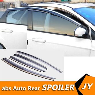 Voor FORD Focus Plastic Window Visor Vent Shades Zon Regen Deflector Guard Voor FORD Focus Auto Accessoires 4 stks/set