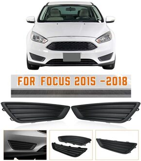 Voor Ford Focus S/Se Modellen Mistlamp Lampen Frame Grille Cover Bezel Trim links Driver En Rechts Passeng