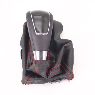 Voor Ford Kuga Auto-Styling Automatische Pookknop Met Lederen Laars 1x rood lijn