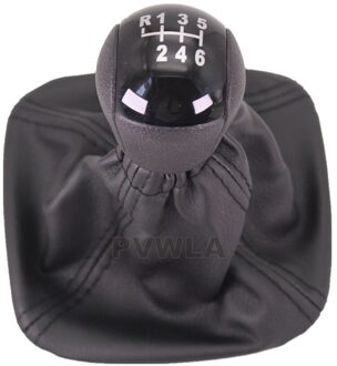 Voor Ford Transit Van MK7 2006 2007 Auto 6 Speed Gear Stick Pookknop lederen Laars 6 speed knob boot