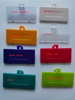 Voor Gameboy Pocket Batterij Cover Batterij Deur Vervanging Voor Gbp Batterij Cover wit