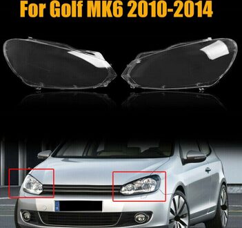 Voor Golf 6 -MK6 Auto Koplamp Cover Clear Lens Koplamp Lampenkap Shell