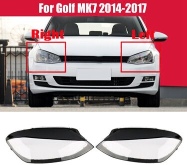 Voor Golf 7 MK7 Auto Koplamp Cover Clear Lens Koplamp Lampenkap Shell links