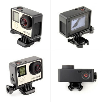 Voor Gopro Hero 4 3 + 3 Beschermende Border Frame Case Camcorder Behuizing Case Voor Go Pro Hero4 3 + 3 Actie Camera Accessoires
