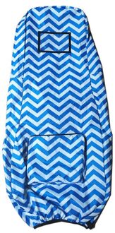 Voor Grote Tas Golftas Beschermen Clubs & Tas Opbergtas Opvouwbare 115*35*19Cm blauw en wit