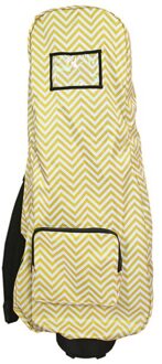Voor Grote Tas Golftas Beschermen Clubs & Tas Opbergtas Opvouwbare 115*35*19Cm geel en wit