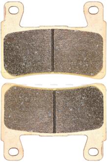 Voor Harley Fl Stf 1690 Fat Boy - Remblokken Set Voor Achter SINTERED voorkant