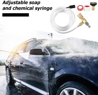 Voor Hogedrukreiniger Fijne Koper Roestvrij Staal En Rubber 3/8 Inch Quick-Connect Hoofd Mannelijke Vrouwelijke Foam Nozzle Adapter