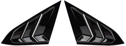 Voor Honda 10Th Gen Civic Achterzijde Venster Lamellen Air Vent Cover Zwart