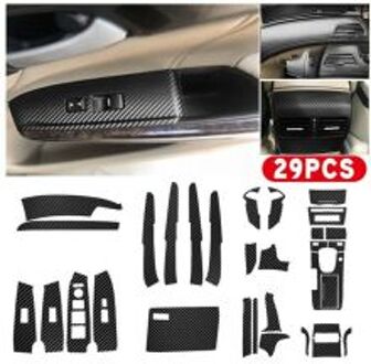 Voor Honda Accord Carbon Fiber Stijl Auto Interieur Kit Cover Trim 29Pcs Auto-interieur Stickers