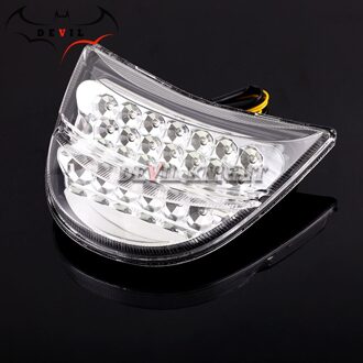 Voor Honda Cbr 954 CBR954 CBR954RR 2002 2003 CBR900RR CBR900 Motorfiets Led Achter Richtingaanwijzer Staart Stop Light Lampen Geïntegreerde doorzichtig 2