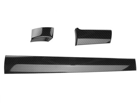 Voor Honda Civic 3Pcs Carbon Fiber Patroon Auto Interieur Voor Center Controle Dashboard Streep Cover Trim