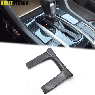 Voor Honda Civic Versnellingspook Panel Center Console Koolstofvezel Stijl Cover Trim Frame Molding accessoires