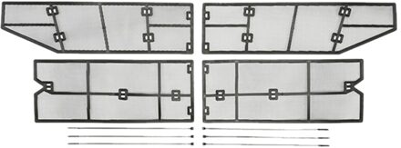 Voor Honda Crv Accessoires Auto Front Insect Grille Netto Screening Mesh Auto Styling Beschermende