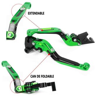 Voor Honda PCX125 PC150 Pc 125 150 Cnc Motorfiets Vouwen Uitschuifbare Koppeling Rem Hevels groen