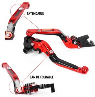 Voor Honda PCX125 PC150 Pc 125 150 Cnc Motorfiets Vouwen Uitschuifbare Koppeling Rem Hevels rood