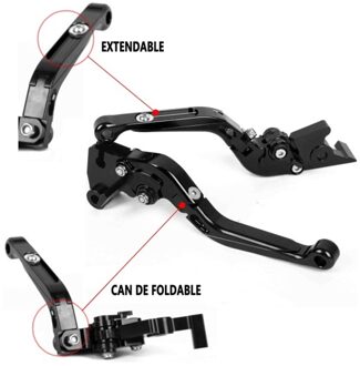 Voor Honda PCX125 PC150 Pc 125 150 Cnc Motorfiets Vouwen Uitschuifbare Koppeling Rem Hevels zwart