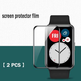 Voor Honor Band 6 Screen Protector Film 3D Gebogen Volledige Rand Zacht Glas Cover Bescherming Voor Huawei Horloge Fit Screen protector For Honor band 6