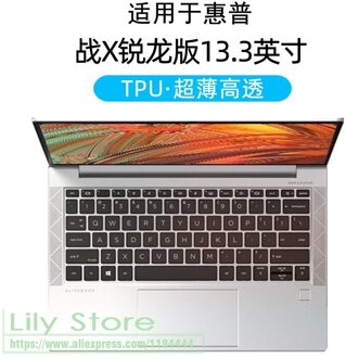 Voor Hp Elitebook 835 G8 G7 / 830 G7 13.3 Inchlaptop Siliconen Toetsenbord Cover Beschermer Huid TPU