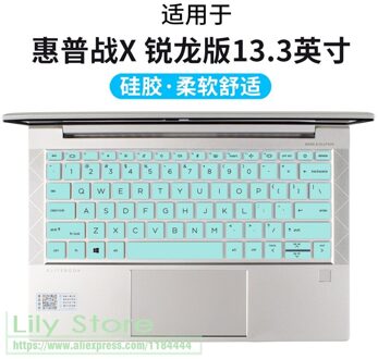 Voor Hp Elitebook 835 G8 G7 / 830 G7 13.3 Inchlaptop Siliconen Toetsenbord Cover Beschermer Huid whiteblue