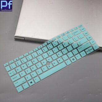 Voor HP EliteBook x360 1050 G1 15.6 inch laptop Toetsenbord Cover Beschermer Huid whiteblue
