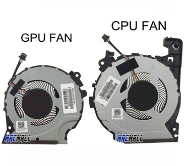 Voor Hp Pavilion 15-CX Serie 15-CX0000TX 15-CX0001LA 15-CX0001TX 15-CX0002TX 15-CX0003LA TPN-C133 Cpu Gpu Cooler Cooling Fan 1 paar