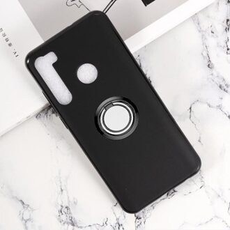 Voor Htc Desire 20 Pro 6.5 "Desire20 20Pro Terug Ring Holder Bracket Telefoon Case Cover Telefoon Tpu Zachte Siliconen gevallen Ring Case zwart