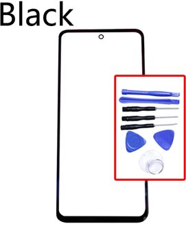Voor Huawei Honor 10X Lite Touch Scherm Front Outer Glass Panel Lens Lcd Front Lens Vervanging zwart-met tool
