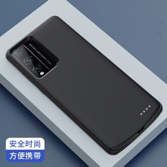 Voor Huawei Honor Play 4T Pro Battery Charger Case 6800Mah Oplaadbare Backup Powerbank Case Voor Huawei Honor Play 4T Pro zwart