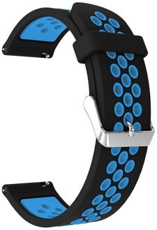 Voor Huawei Horloge Gt/GT2 Metalen Gesp Dubbele Kleur Gat Siliconen Band Siliconen Armband Pols Sport Ademend Horloge Band TXTB1 4