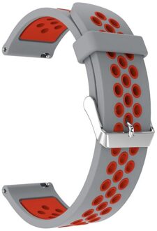 Voor Huawei Horloge Gt/GT2 Metalen Gesp Dubbele Kleur Gat Siliconen Band Siliconen Armband Pols Sport Ademend Horloge Band TXTB1 8