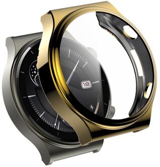 Voor Huawei Horloge GT2 Pro Case Tpu Cover Beschermende Shell Screen Protector Anti-Kras Accessoires Horloge Case Voor Huawei goud