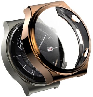 Voor Huawei Horloge GT2 Pro Case Tpu Cover Beschermende Shell Screen Protector Anti-Kras Accessoires Horloge Case Voor Huawei roos goud