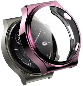 Voor Huawei Horloge GT2 Pro Case Tpu Cover Beschermende Shell Screen Protector Anti-Kras Accessoires Horloge Case Voor Huawei roze