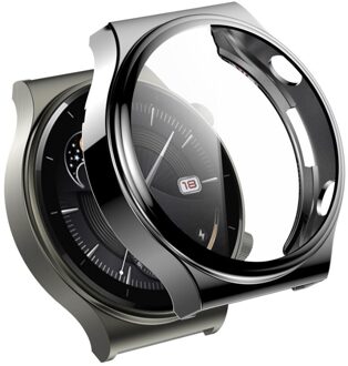 Voor Huawei Horloge GT2 Pro Case Tpu Cover Beschermende Shell Screen Protector Anti-Kras Accessoires Horloge Case Voor Huawei zilver