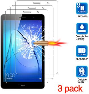Voor Huawei Mediapad T3 8.0 "KOB-L09 KOB-W09 Screen Protector, Tablet Beschermende Film Anti-Kras Gehard Glas 3stk
