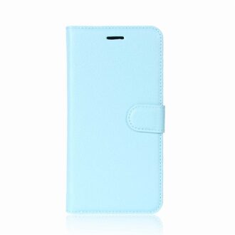 Voor Huawei Nova 2i Case 5.9 Inch Luxe Wallet Pu Leer Phone Case Voor Huawei Nova 2i Nova2i RNE-L21 Flip back Cover Tas blauw