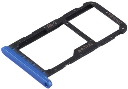 Voor huawei P20 Lite SIM Kaart Lade SIM Card Adapter Houder voor huawei Nova 3e SIM Card Slot Micro SD TF Kaart Lade blauw kleur