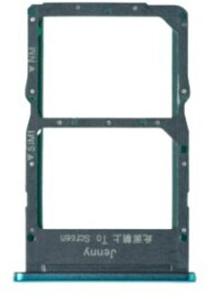 Voor Huawei P40 Lite JNY-L22 JNY-L21 JNY-LX1 Sim Card Tray Slot Houder Adapters Vervangende Onderdelen groen