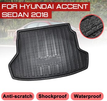 Voor Hyundai Accent Sedan Auto Vloermat Tapijt Kofferbak Anti-Modder Cover