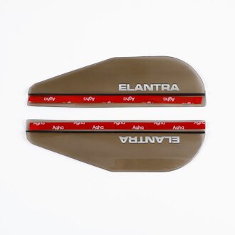 Voor Hyundai Elantra Auto Achteruitkijkspiegel Covers Regen Wenkbrauw Frame Board Regendicht Bescherming Auto Accessoires transparant