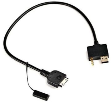 Voor Hyundai/Kia Sluit IPhone4 4S Video Audio Video Controle Kabel Auto Aux Kabel