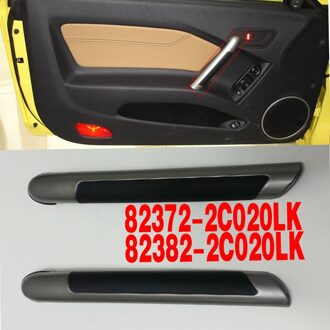 Voor Hyundai Tiburon Coupe 2003 Oem 823722C020LK 823822C020LK Echt Zilver Binnen Deur Grip Handvat Cover Set rechtsaf