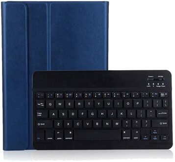 Voor Ipad Air/Air2/Pro 9.7 Case Afneembare Wireless Bluetooth Keyboard Case Cover Voor Ipad 9.7 toetsenbord Tablet Cover donker blauw