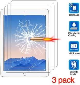 Voor Ipad Air Screen Protector, tablet Beschermende Film Gehard Glas Voor Ipad Air (A1474 /A1475 /A1476) 3stk