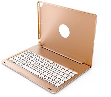 Voor Ipad Air3 Pro10.2 Draadloze Bluetooth Toetsenbord Cover Voor Ipad 10.2 'Aluminium Light-Emitting 10.2' 'Bluetooth keyboard Case goud