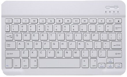Voor Ipad Pro 11 Inch Tablet Ultradunne Abs Bluetooth Keyboard Leather Case Voor Ipad 11 Inch Draadloze toetsenbord Cover wit keyboard