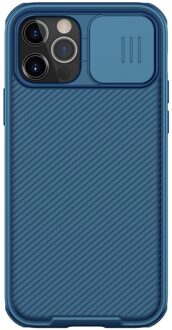 Voor Iphone 12 Mini 12 Pro 12 Pro Max Case Nillkin Camshield Pro Magnetische Case Slide Camera Bescherming Tpu Pc cover Voor IPhone12 For iPhone 12 mini / blauw
